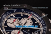 Audemars Piguet Royal Oak Offshore Chrono Swiss Valjoux 7750 Automatic Titanium Case with Ceramic Bezel Blue Dial and Stick Markers - 1:1 Original (JF)