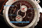 Breitling Bentley Supersports Chronograph Miyota Quartz Movement Steel Case with Brown Dial and Stick Markers