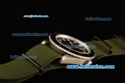 Rolex Submariner X Limited Edition Rolex 3135 Automatic Movement Steel Case with Black Dial and Green Nylon Strap