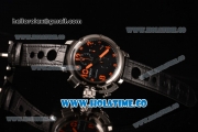 U-Boat U-51 Chimera Watch Limited Edition Chrono Miyota Quartz Steel Case with Black Dial and Orange Arabic Numeral Markers