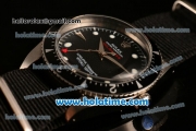 Rolex Milgauss Vintage 1950s Asia 2813 Automatic Steel Case with Black Dial White Markers Markers and Black Nylon Strap