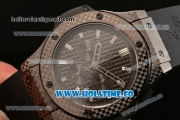 Hublot Big Bang Chrono Miyota OS20 Quartz PVD Case with Black Dial and Stick Markers