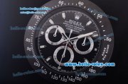 Rolex Daytona Wall Clock Quartz PVD Case with Black Dial