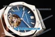 Audemars Piguet Royal Oak Tourbillon Swiss Tourbillon Manual Winding Movement Steel Case Blue Dial With Stick Markers Steel Bracelet