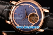 Vacheron Constantin Malte Tourbillon Asia Automatic Rose Gold Case with Rose Gold Stick Markers and Blue Dial