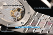 Audemars Piguet Royal Oak Tourbillon 41MM Swiss ST Tourbillon Manual Winding Full Steel with White Dial and Stick Markers