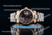 Rolex Day-Date Swiss ETA 2836 Automatic Rose Gold Case with Rose Gold Dial Diamonds Markers and Rose Gold Bracelet (BP)