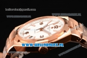 Vacheron Constantin Overseas 9015 Auto Rose Gold Case with White Dial and Rose Gold Bracelet - 1:1 Origianl (LF)