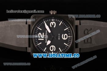 Bell & Ross BR 01-92 Swiss ETA 2824 Automatic Movement Full Black with PVD Case and White Markers