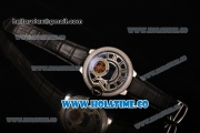 Cartier Ballon Bleu De Tourbillon Asia Automatic Steel Case with Black Dial and Roman Numeral Markers - Diamonds Bezel