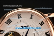 Patek Philippe Grand Complitcations Asia Automatic Rose Gold Case with Black Roman Numeral Markers and White Dial