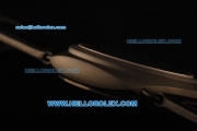 Panerai Luminor Marina Swiss ETA 6497 Manual Winding Movement PVD Case with Black Dial and Yellow Markers-Black Leather Strap