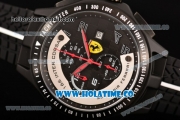Ferrari Race Day Watch Chrono Miyota OS10 Quartz PVD Case with Black/White Dial and Arabic Numeral Markers