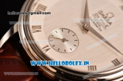 Omega De Ville Co-Axial Swiss ETA 2824 Automatic Steel Case with Silver Dial and Roman Numeral Markers