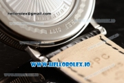 Breguet Classique Japanese Miyota 9015 Automatic Movement Steel White Dial and Roman Numeral Markers Leather Strap (FF)