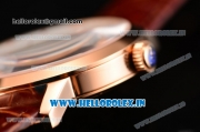 Jaeger-LECoultre Master Swiss ETA 2824 Automatic Rose Gold Case with White Dial and Stick Markers