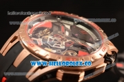 Roger Dubuis Excalibur One-Off Double Tourbillon Black PVD Case Perfect Clone With Miyota 6T51