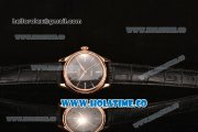 Rolex Cellini Time Asia Automatic Rose Gold Case with Black Dial and Stick Markers (New)