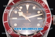 Tudor Heritage Black Bay Swiss ETA 2824 Automatic Full Steel with Red Bezel Black Dial and Dot Markers - 1:1 Original (ZF)