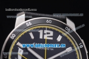 Chopard Mille Miglia GTS Power Control Miyota OS2035 Quartz Steel Case Black Dial Black Leather Strap and White Markers