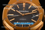 Audemars Piguet Royal Oak 39MM Miyota 9015 Automatic Yellow Gold Case with Blue Dial and Stick Markers (BP)