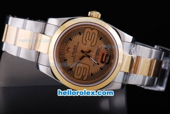 Rolex Air-King Oyster Perpetual Automatic Two Tone with Golden Dial-New Version