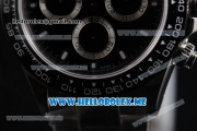 Rolex Daytona Swiss Valjoux 7750 Automatic Stainless Steel Case/Bracelet with Black Dial and Stick Markers Black Subdials