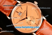 A.Lange&Sohne Saxonia Miyota Quartz Rose Gold Case with Stick Markers and Champagne Dial