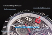 Tag Heuer Carrera MP4-12C Chrono Miyota Quartz PVD Case with Black Rubber Strap White Markers and Black Dial