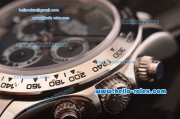 Rolex Daytona Swiss Valjoux 7750-SHG Automatic Movement Steel Case with Grey MOP Dial and Roman Numeral Markers