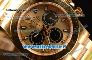 Rolex Daytona Yellow Gold Rolex 4130 Auto Best Edition 1:1 Clone Gold Dial 116518