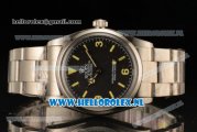 Rolex Explorer Asia Auto with Black Dial and Steel Case Steel Bracelet