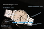 IWC Portuguese Asia ST16 Automatic Full Steel with Beige Dial and Arabic Numeral Markers