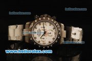 Rolex Daytona Chronograph Swiss Valjoux 7750 Automatic Movement Full PVD with White Dial and Diamond Markers