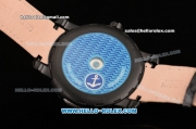 Ulysse Nardin Freak Asia ST22 Automatic PVD Case with Black Dial Numeral Markers and Black Leather Strap - 7750 Coating