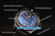 Breitling Avenger II Seawolf Asia 2813 Automatic PVD Case with Black Dial and Grey Stick Markers