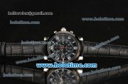 MontBlanc Timewalker Twinfly Asia Automatic Steel Case with PVD Bezel and Black Dial