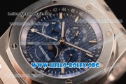 Audemars Piguet Royal Oak Perpetual Calendar Asia Automatic Steel Case with Blue Dial and Steel Bracelet