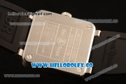 Bell&Ross BR 03-92 S Aviation Type Miyota 9015 Automatic Steel Case with Green Dial and Black Rubber Strap