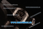 Richard Mille RM 018 Tourbillon Hommage a Boucheron Miyota 9015 Automatic Steel Case with Black Rubber Strap and Skeleton Dial