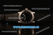 BlancPain Aqua Lung Japanese Miyota 9015 Automatic Steel Case with Black Dial and Black Rubber Strap - (AAAF)