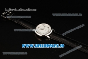 Omega De Ville Prestige Co-Axial Clone Omega Calibre 2500 Automatic Movement Steel White Dial and Roman Numeral Markers Leather Strap (YF)