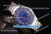 Omega Seamaster 300 Master Co-Axial Clone Omega 8500 Automatic Full Steel with Blue Dial and Stick Markers