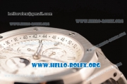 Audemars Piguet Royal Oak Perpetual Calendar Asia Automatic Steel Case with White Dial and Steel Bracelet