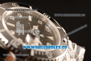 Rolex Submariner Black Ceramic Bezel With Black Dial All Steel With ETA 2836 Diamond Marker EW