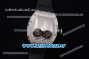 Richard Mille RM053 Miyota 9015 Automatic Steel Case with Skeleton Dial and Black Rubber Strap