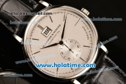 A.Lange&Sohne Saxonia Miyota Quartz Steel Case with Silver Stick Markers and White Dial