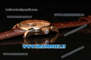 Parmigiani Chronometre Clone Original Movement Rose Gold Case With Calfskin Strap Pink Dial