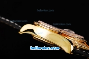 Rolex Datejust Swiss ETA 2836 Automatic Movement Black Dial with Diamond Bezel-Diamond Markers