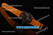 Panerai Radiomir 1940 3 Days Paneristi Forever PAM 532 Swiss ETA 6497 Manual Winding Carbon Fiber Case with Stick/Arabic Numeral Markers and Brown Leather Strap (ZF)